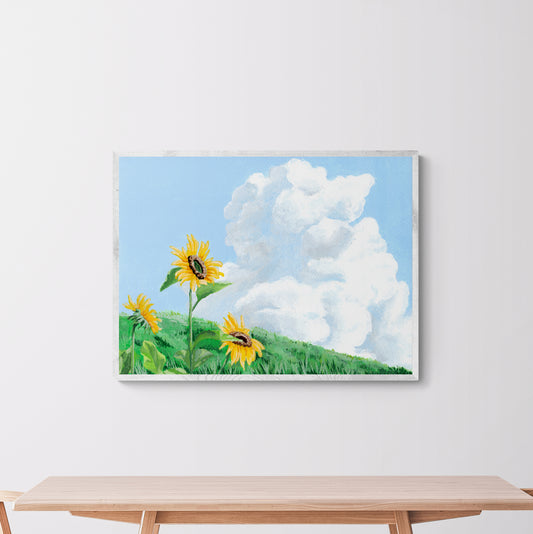 sunflowers from my neighbor totoro