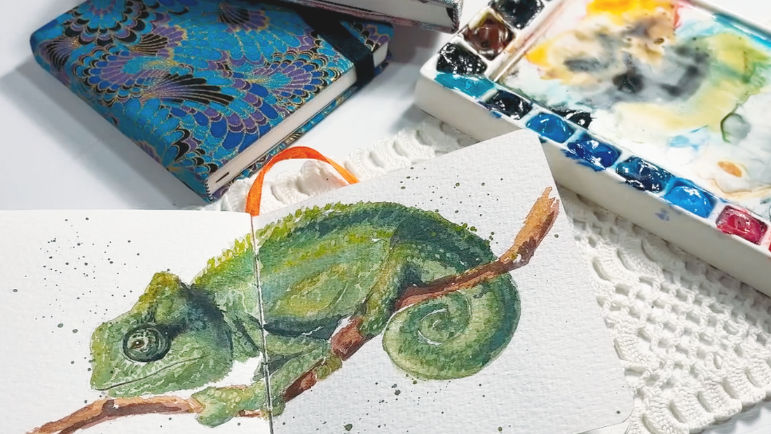 Daily watercolor practice | new sketchbook | Holbein paints